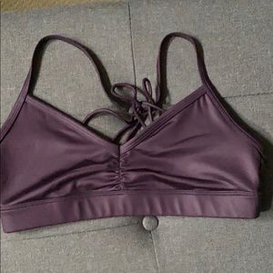 Alo Yoga sports bra in plum/ dark purple